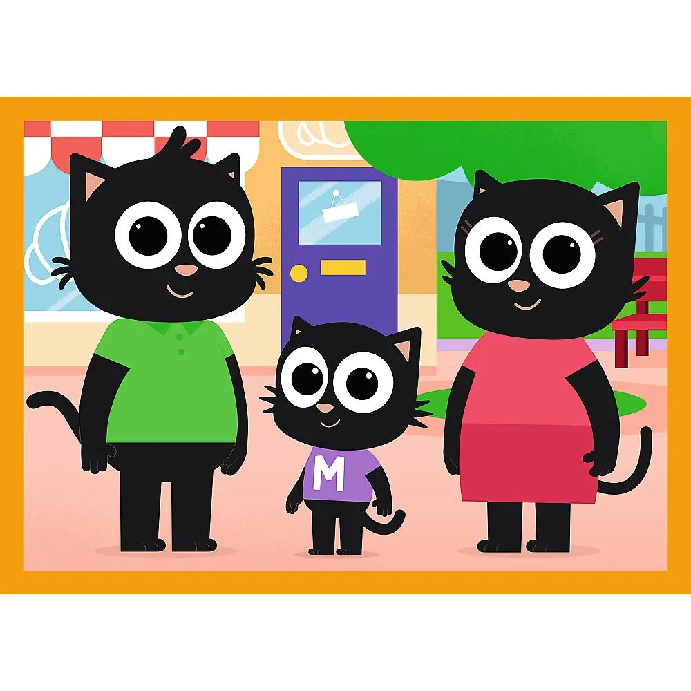 Puzzle trefl 4in1 planeta milo intalnire cu milo si prietenii