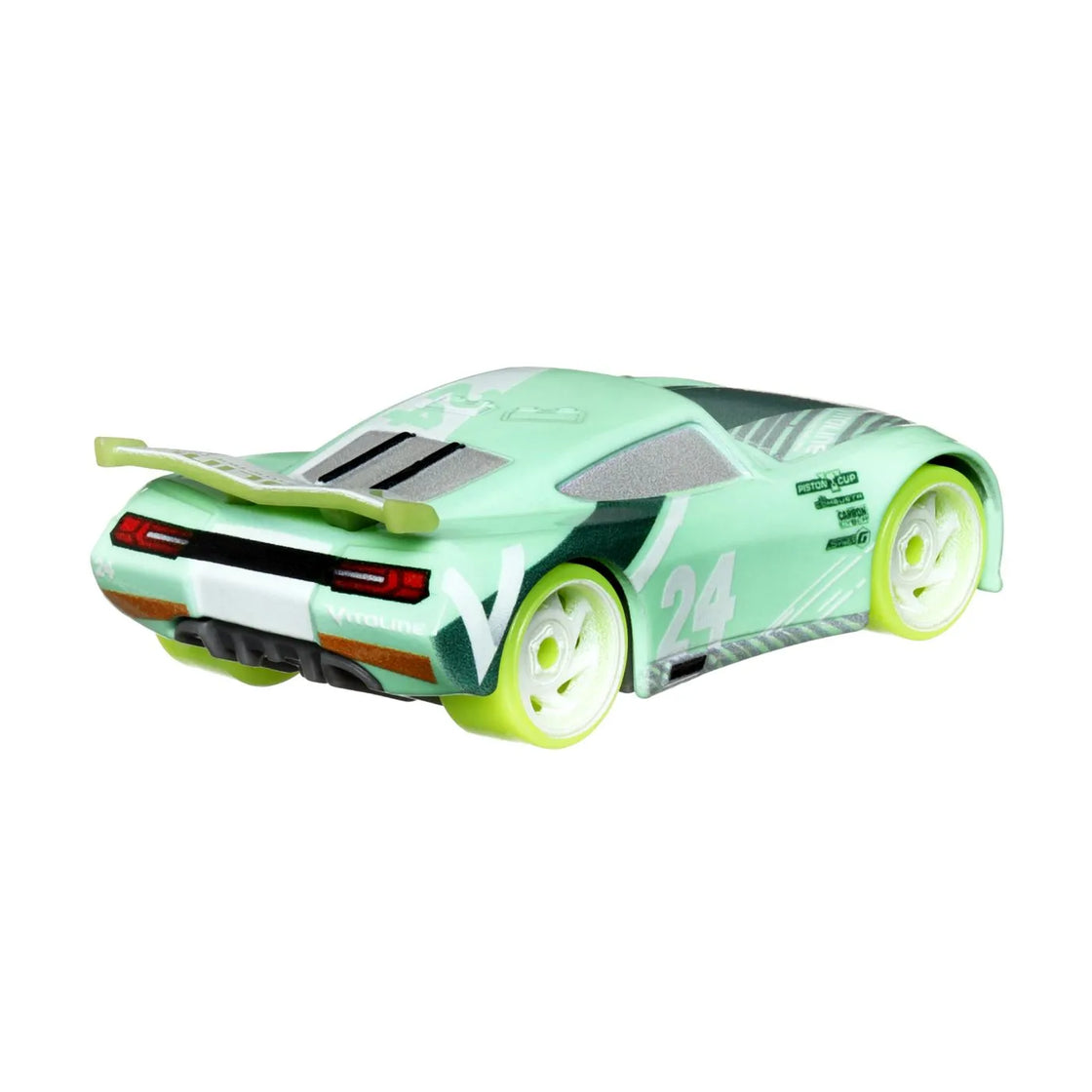 Cars glow racers masinuta metalica chase racelott 1:55