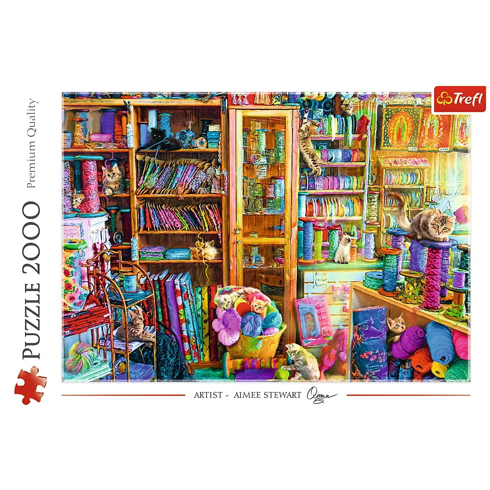 Puzzle trefl 2000 paradisul pisicutelor