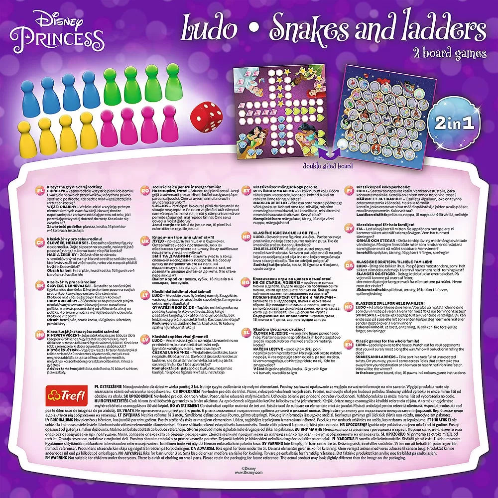 Joc disney princess 2in1 ludo si serpisori scari