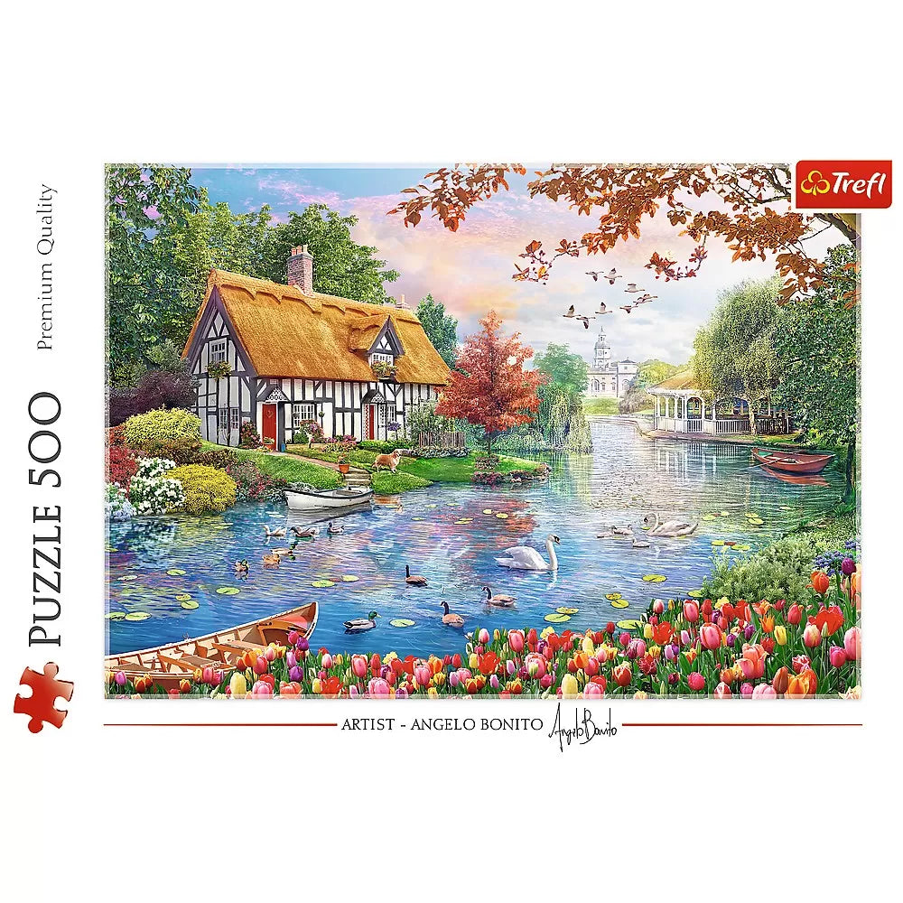 Puzzle trefl 500 refugiul tacut