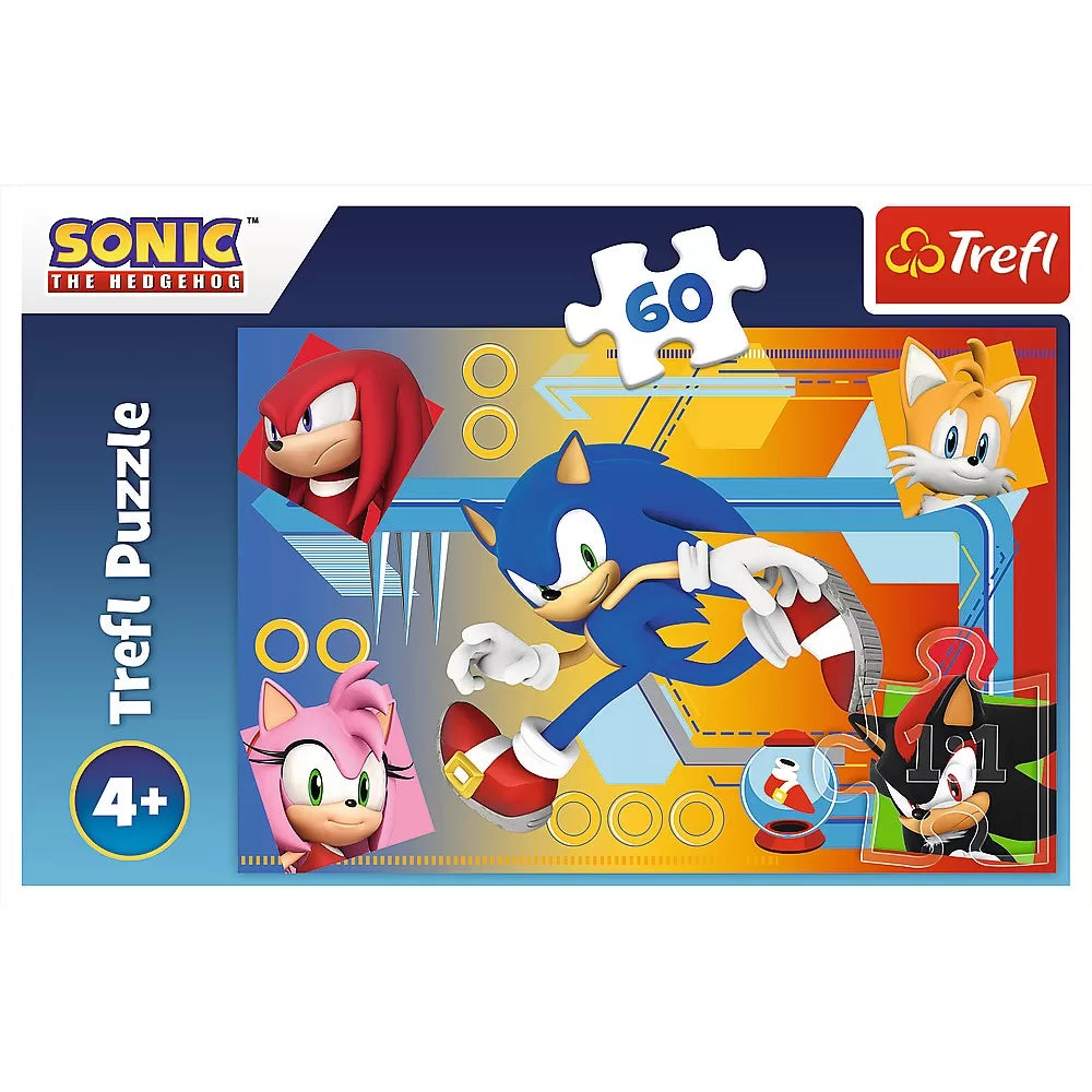 Puzzle trefl 60 sonic in actiune