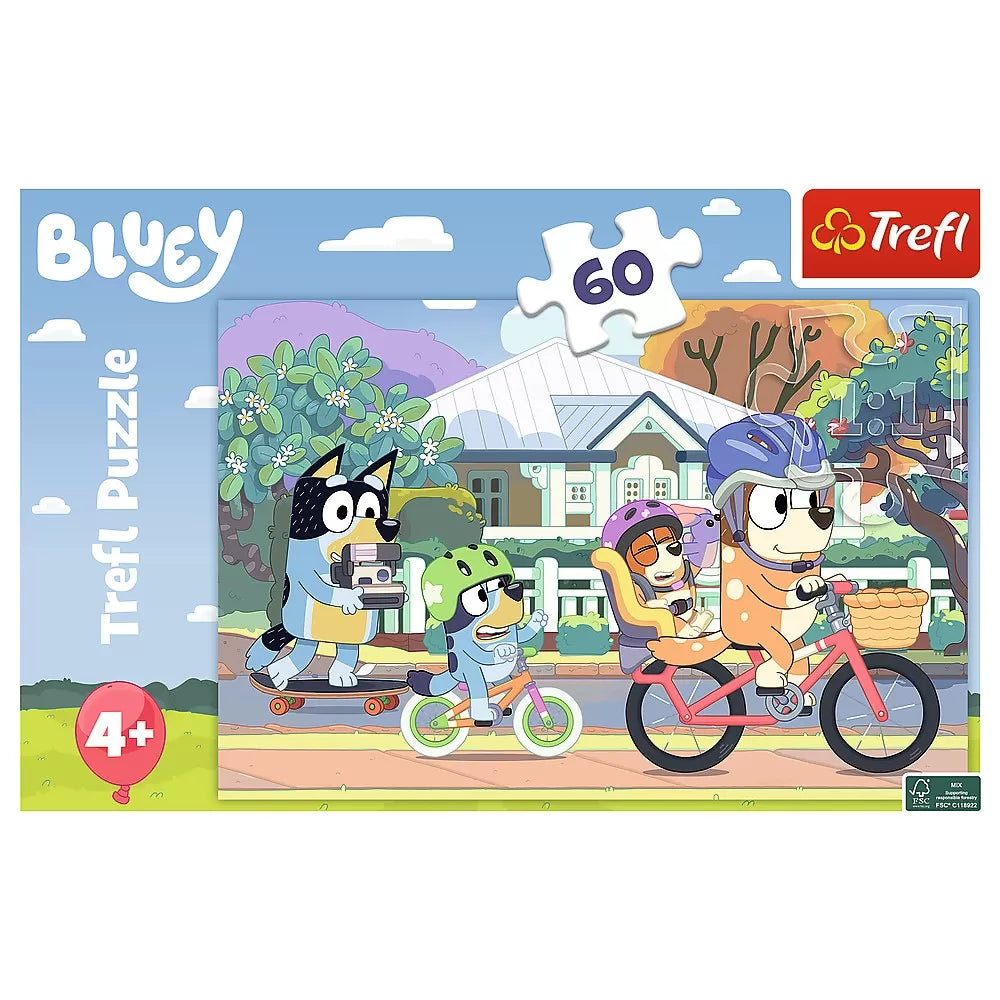Puzzle trefl 60 bluey minunata bluey