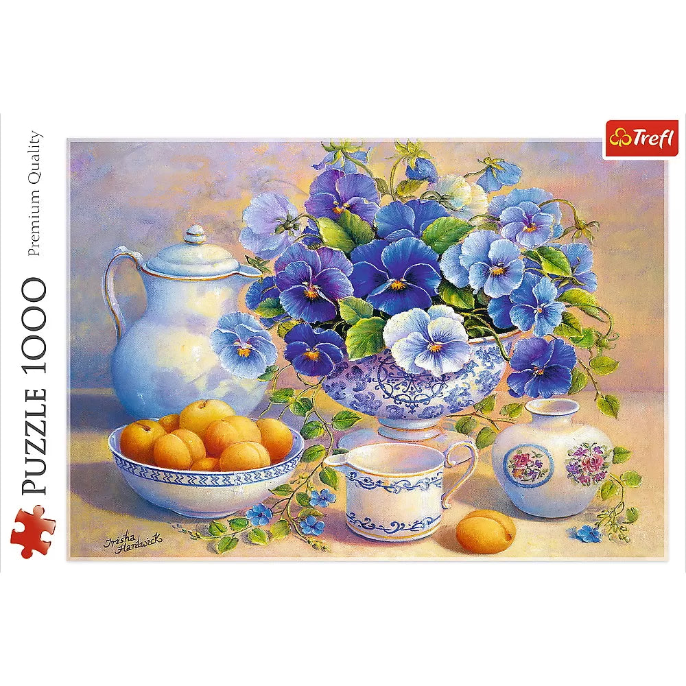 Puzzle trefl 1000 buchet albastru