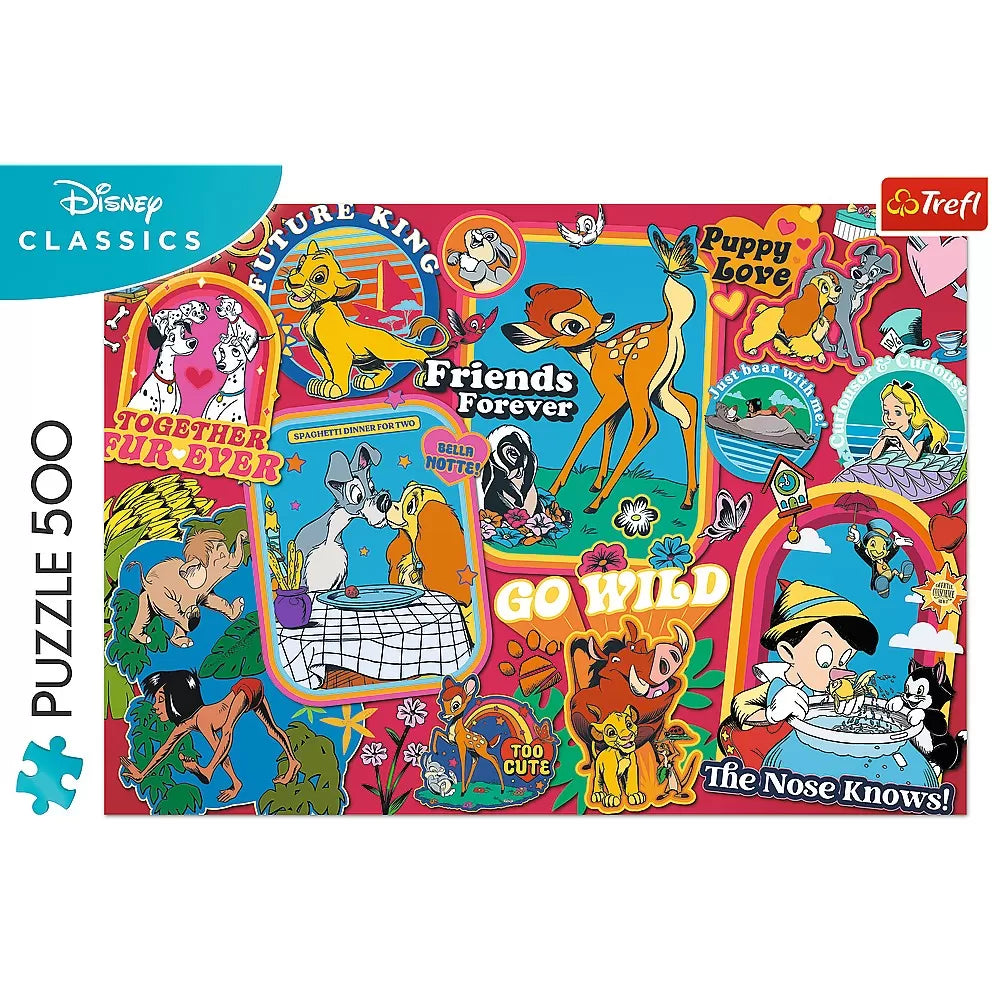 Puzzle trefl 500 lumea disney