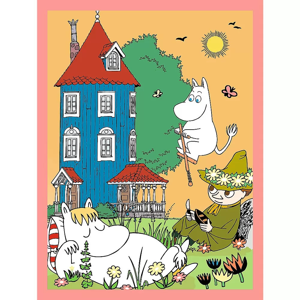 Puzzle trefl 2in1 memo moomin