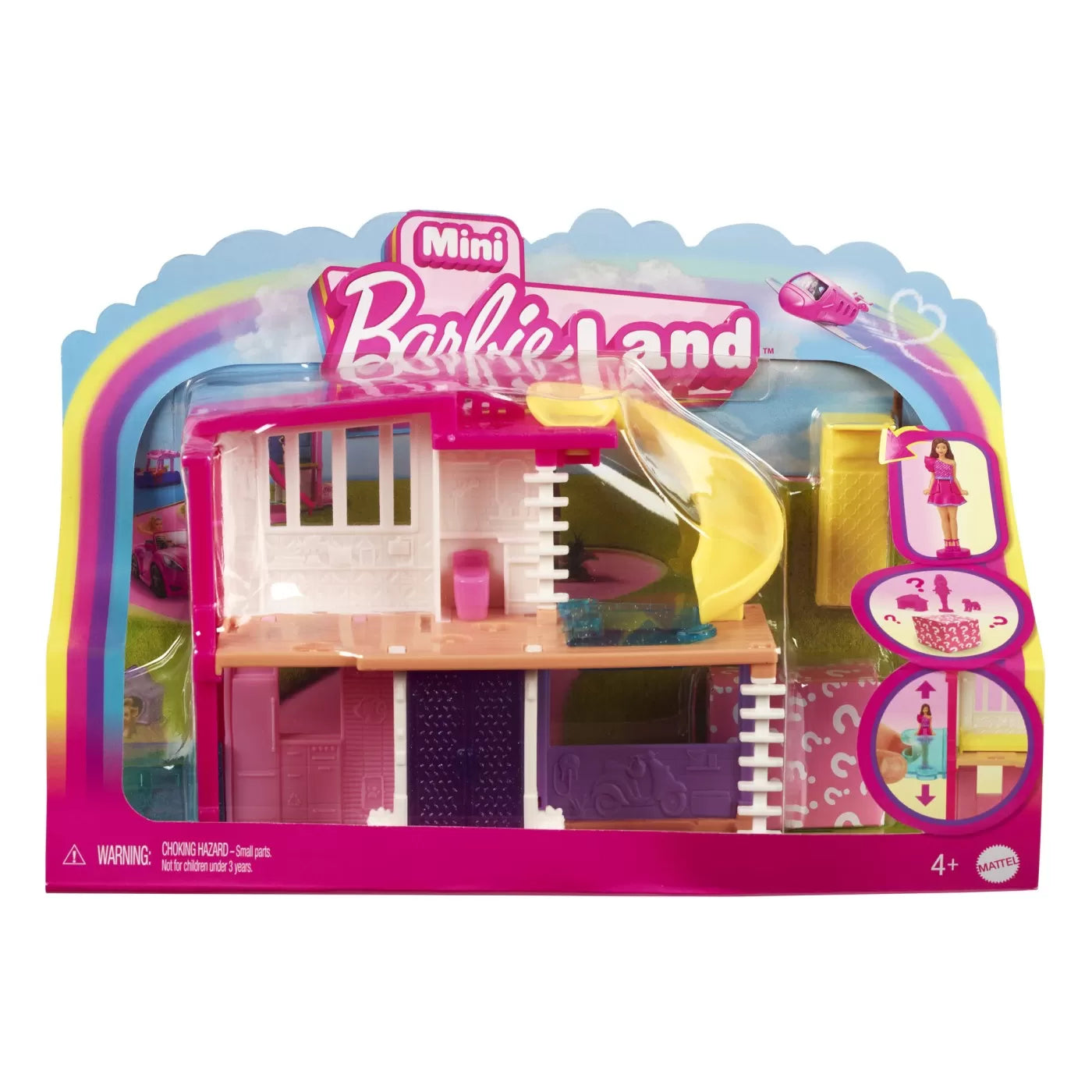 Barbie casa de papusi barbie cu 4 zone pliabila