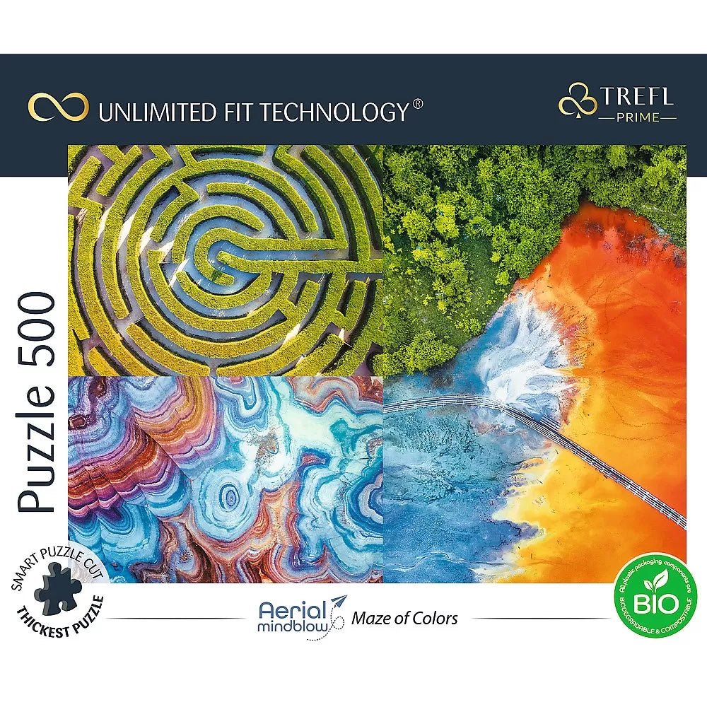 Puzzle trefl uft 500 labirinturi de culori