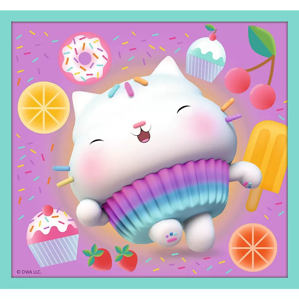 Puzzle trefl 10in1 gabbys dollhouse in universul lui gabby