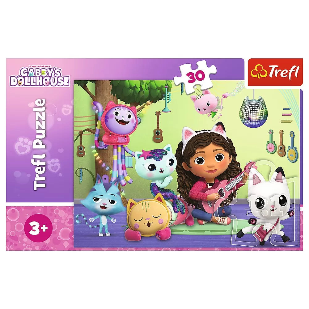 Puzzle trefl 30 gabbys dollhouse casa lui gabby