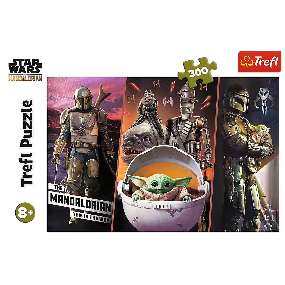 Puzzle trefl 300 star wars mandalorianul