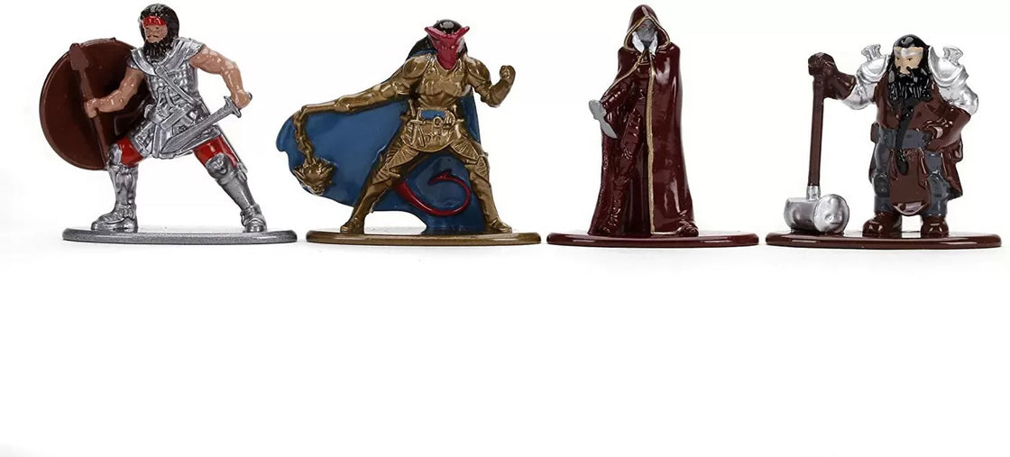 set 5 nano figurine din metal dungeons dragons 4 cm