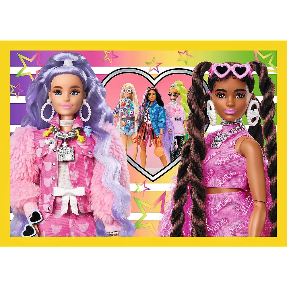 Puzzle trefl 4in1 barbie minunata lume