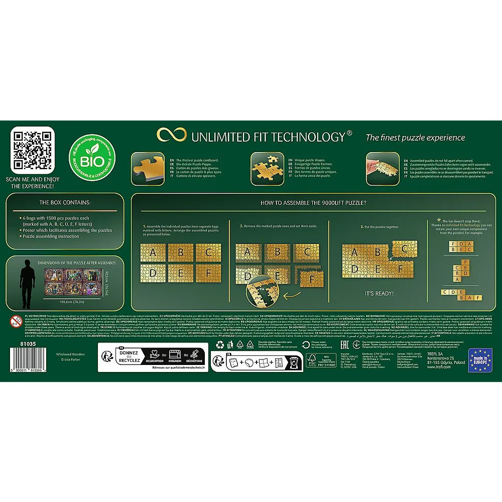 Puzzle trefl uft 9000 lisa parker minuni cu mustati