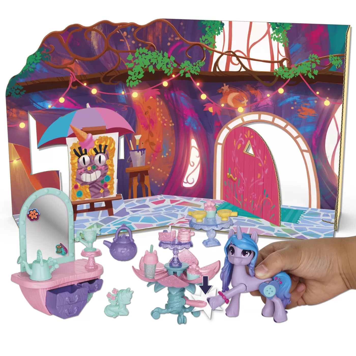 My little pony izzy moonbow petrecerea cu ceai a unicornilor