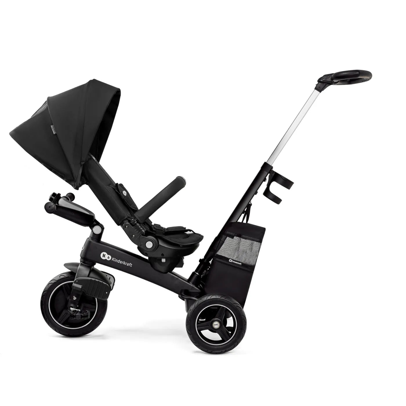 Tricicleta kinderkraft easytwist, black