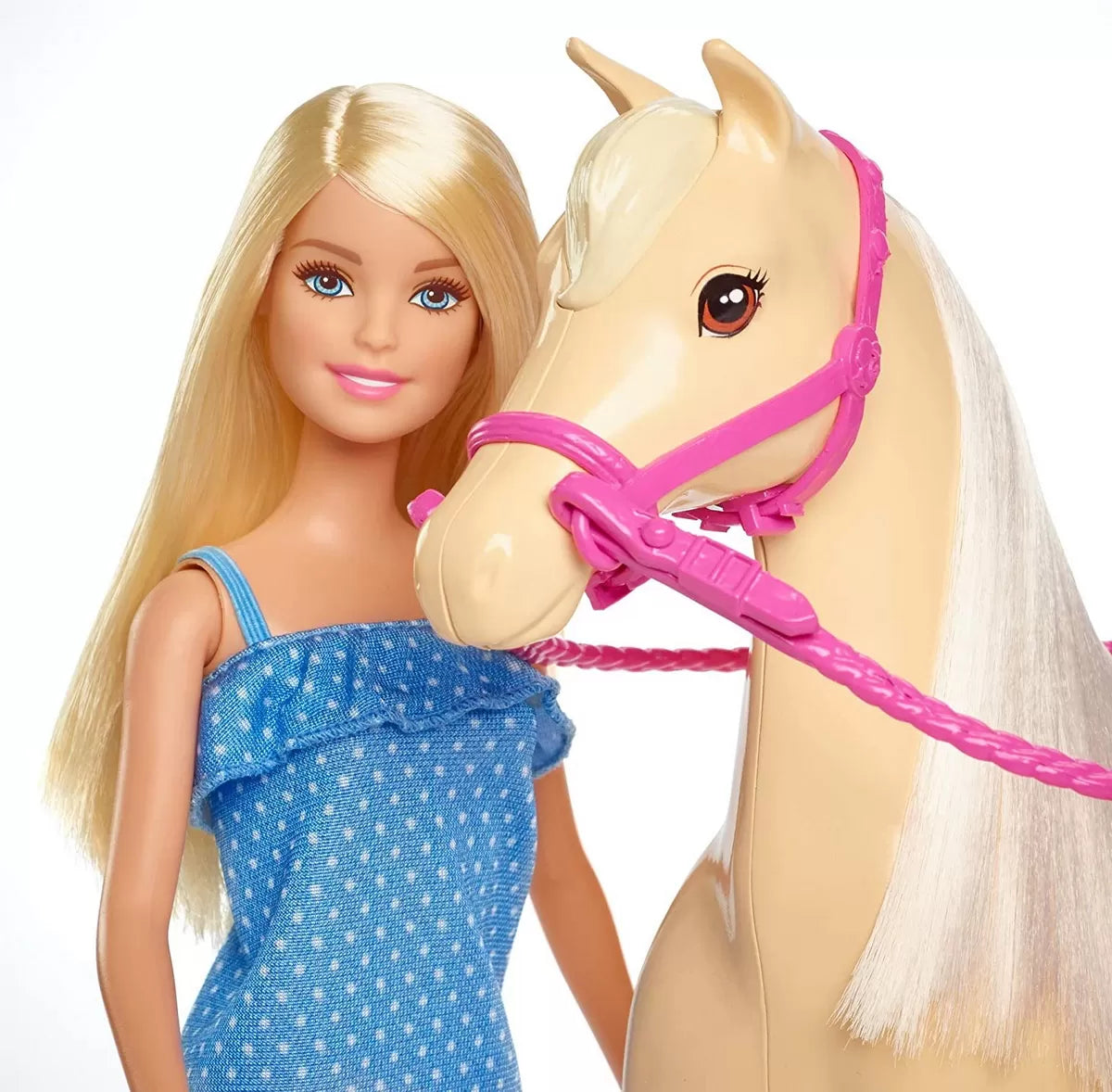 Barbie set papusa cu cal