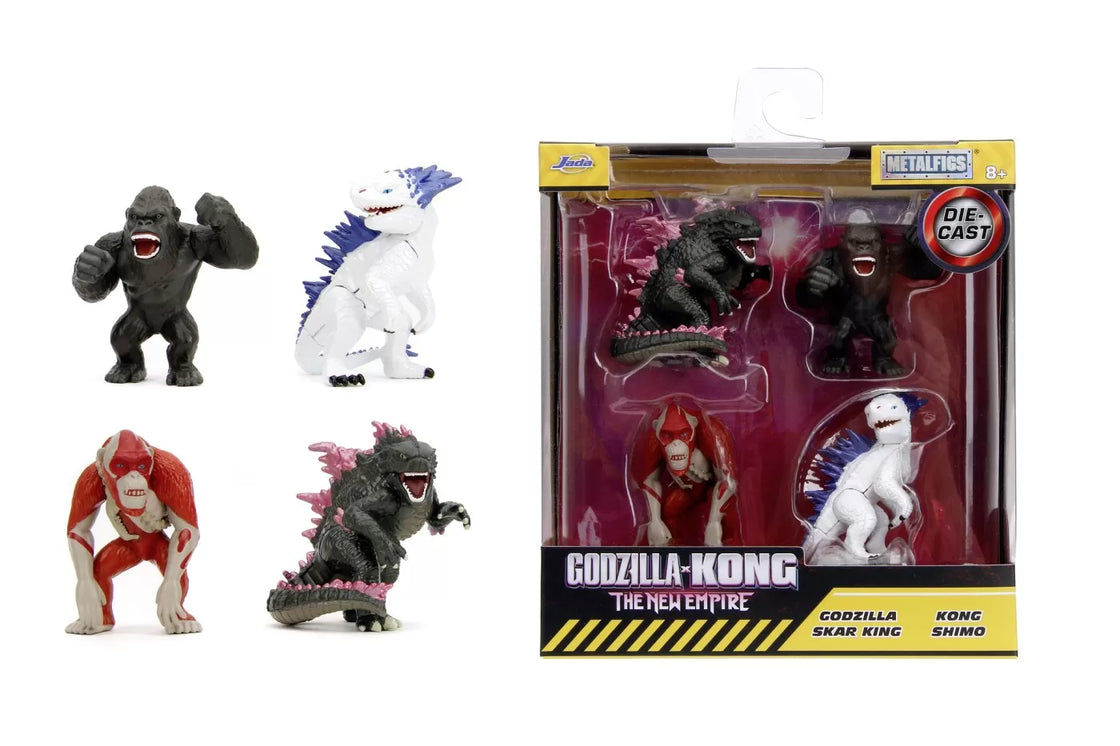 Jada godzilla set 4 figurine metalice 6.5cm