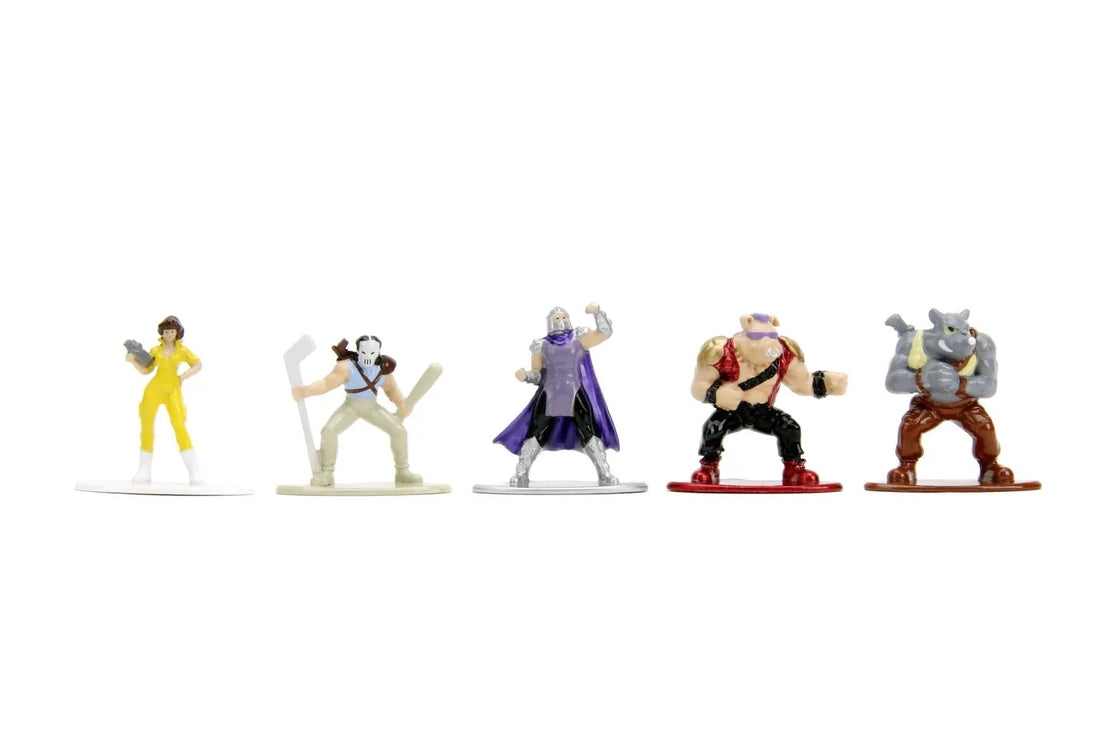Jada nanofigurine metalice testoasele ninja 18 figurine 4cm