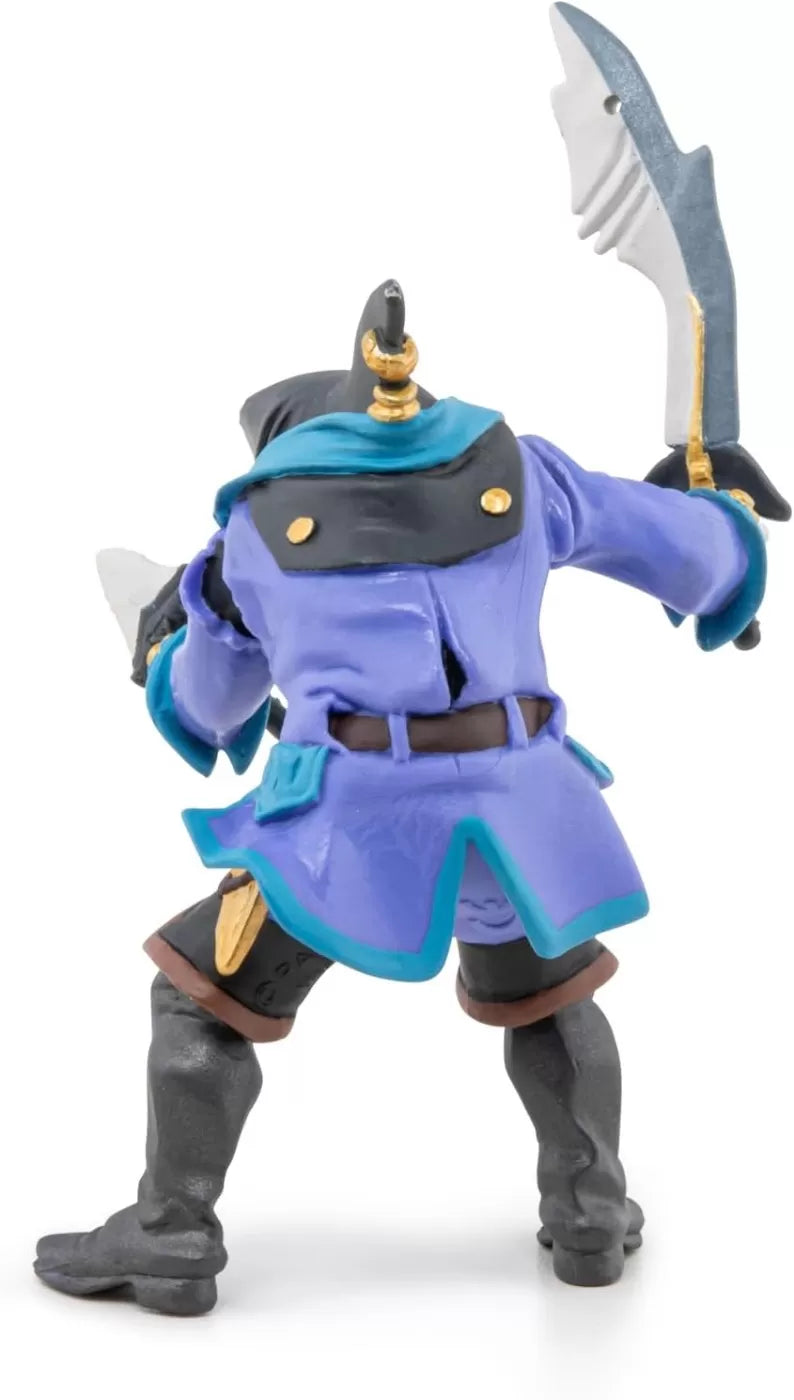 Papo figurina mutant rechin cu jacheta albastra