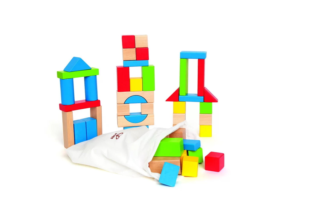 Hape set piese de construit multicolor