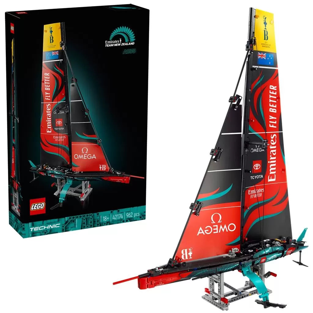 Lego technic iahtul emirates team new zealand ac75 42174