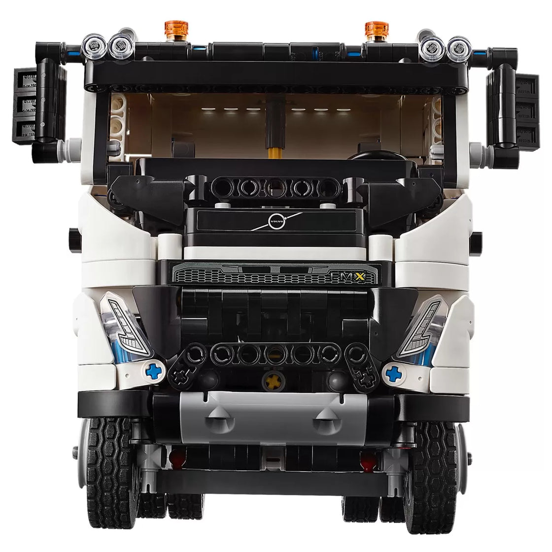 Lego technic camionul fmx și excavatorul electric ec230 de la volvo 42175