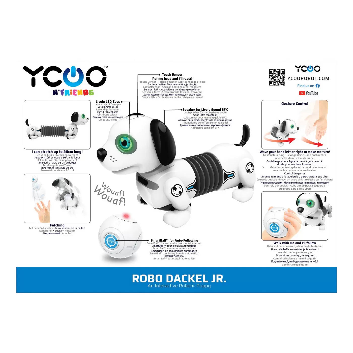 Robot electronic catel dackel junior