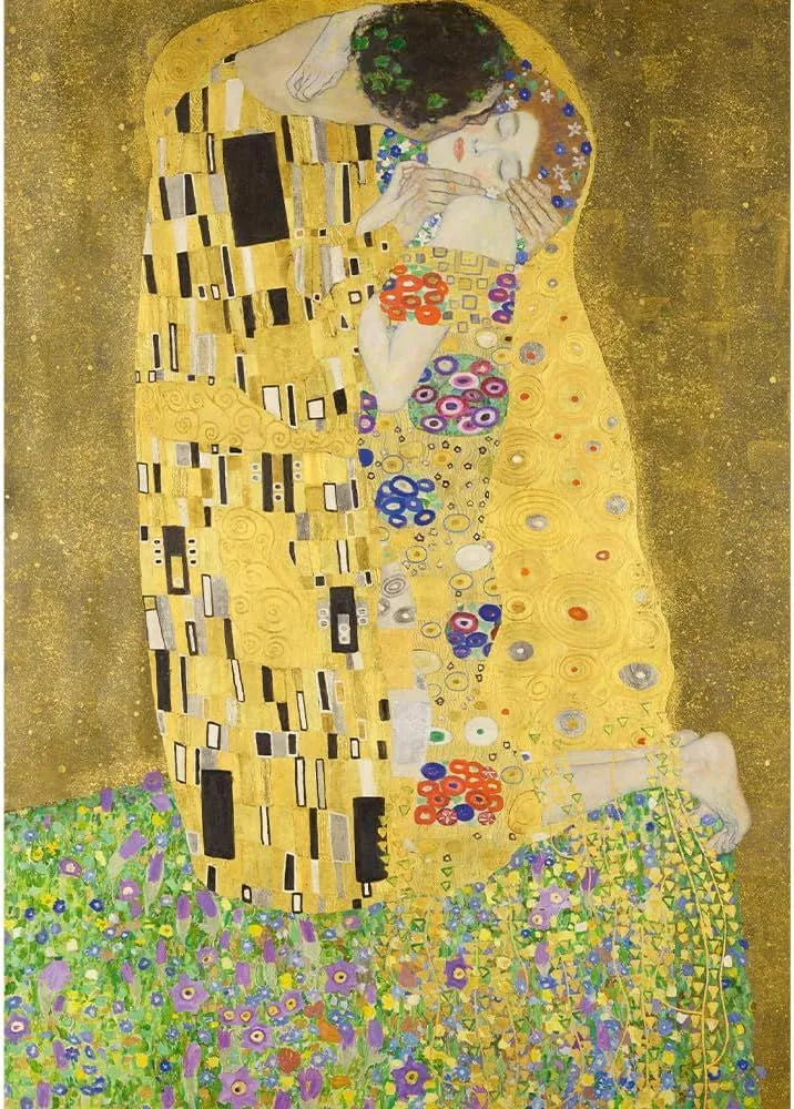 Puzzle trefl 1000 art collection gustav klimt sarutul