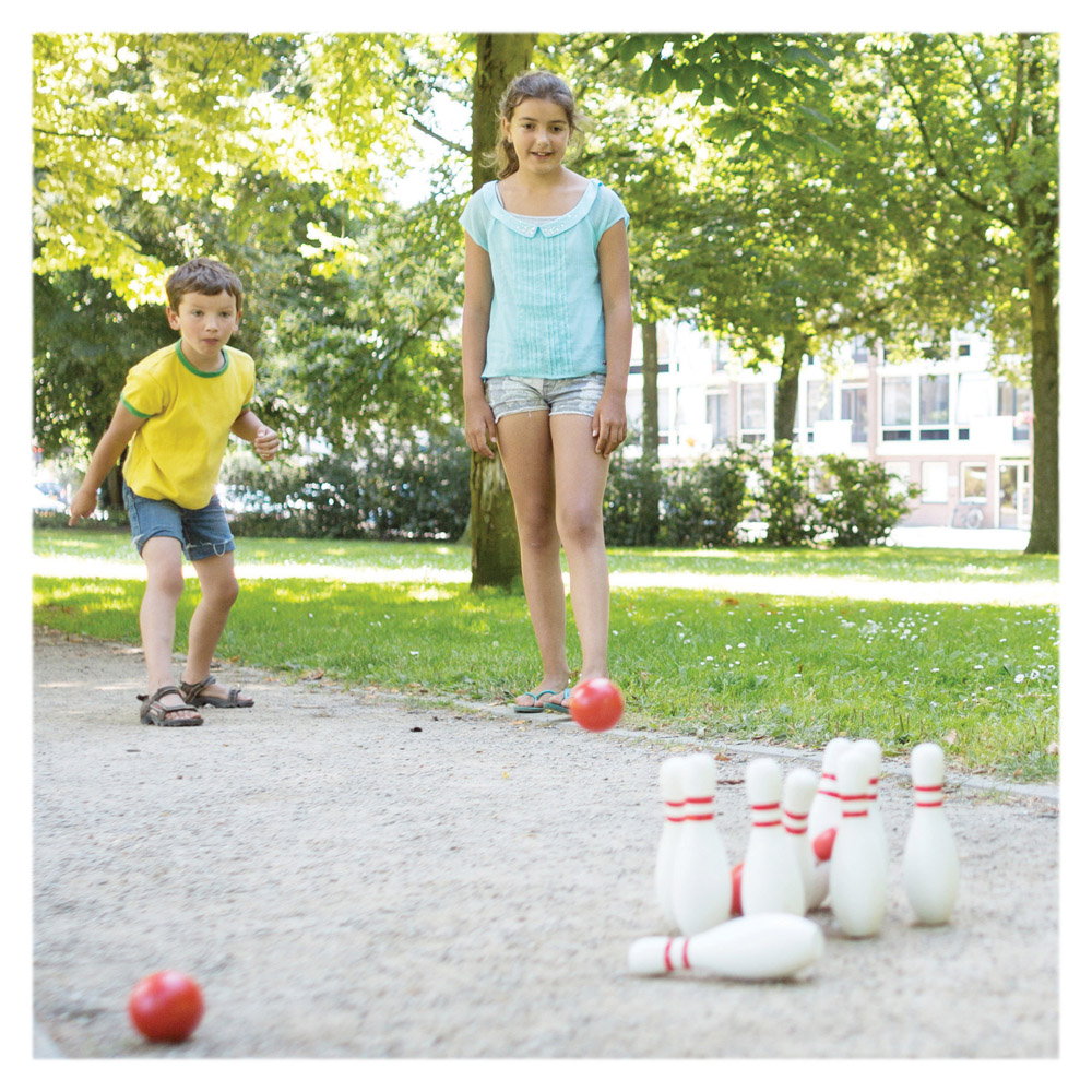 Set de bowling din lemn