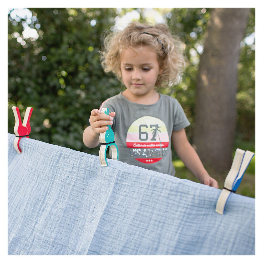 Cleste gigant din lemn, set 4 piese