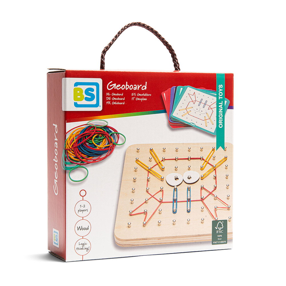Geoboard, joc creativ cu elastice