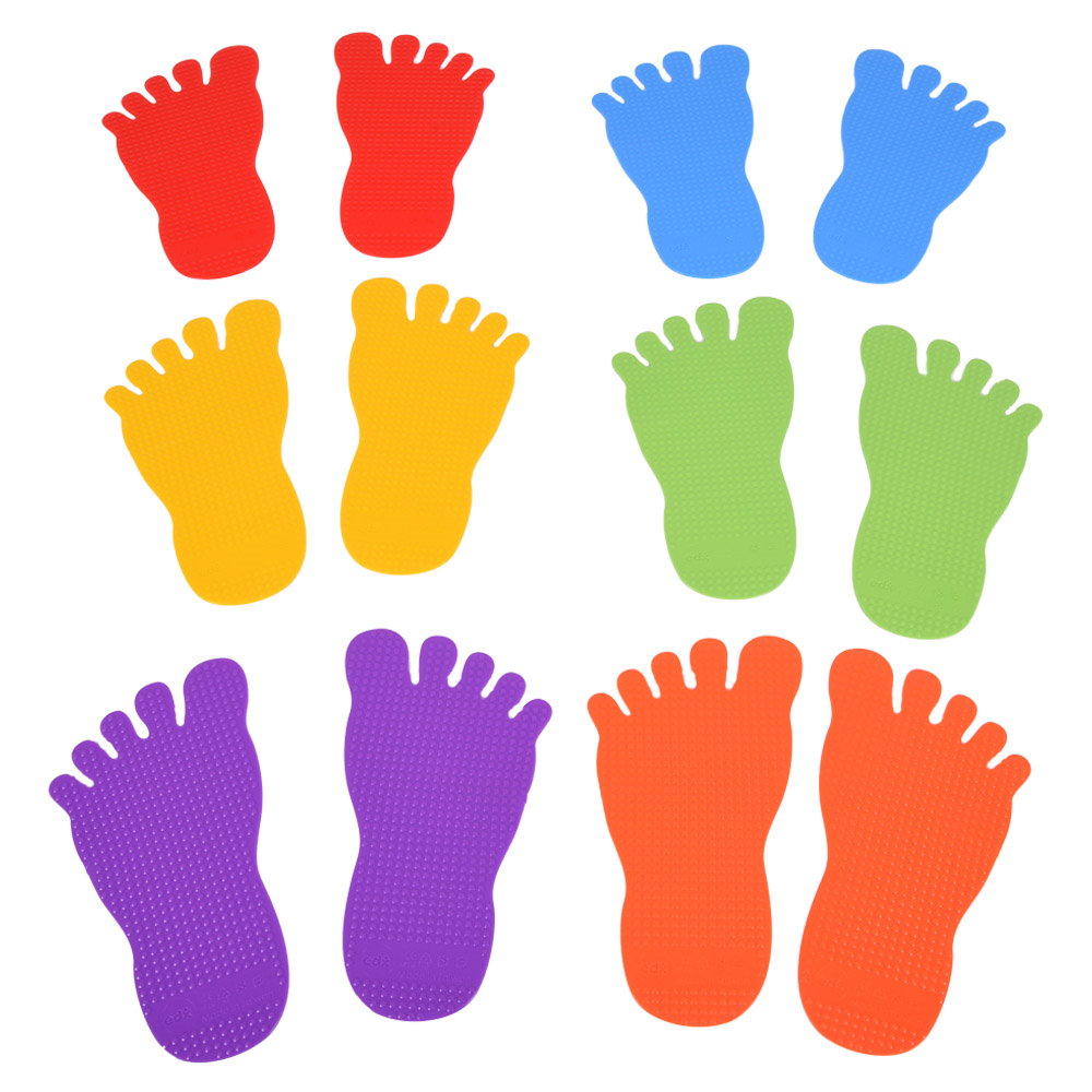 Urme de picioare, set 12 bucati, Edx Education