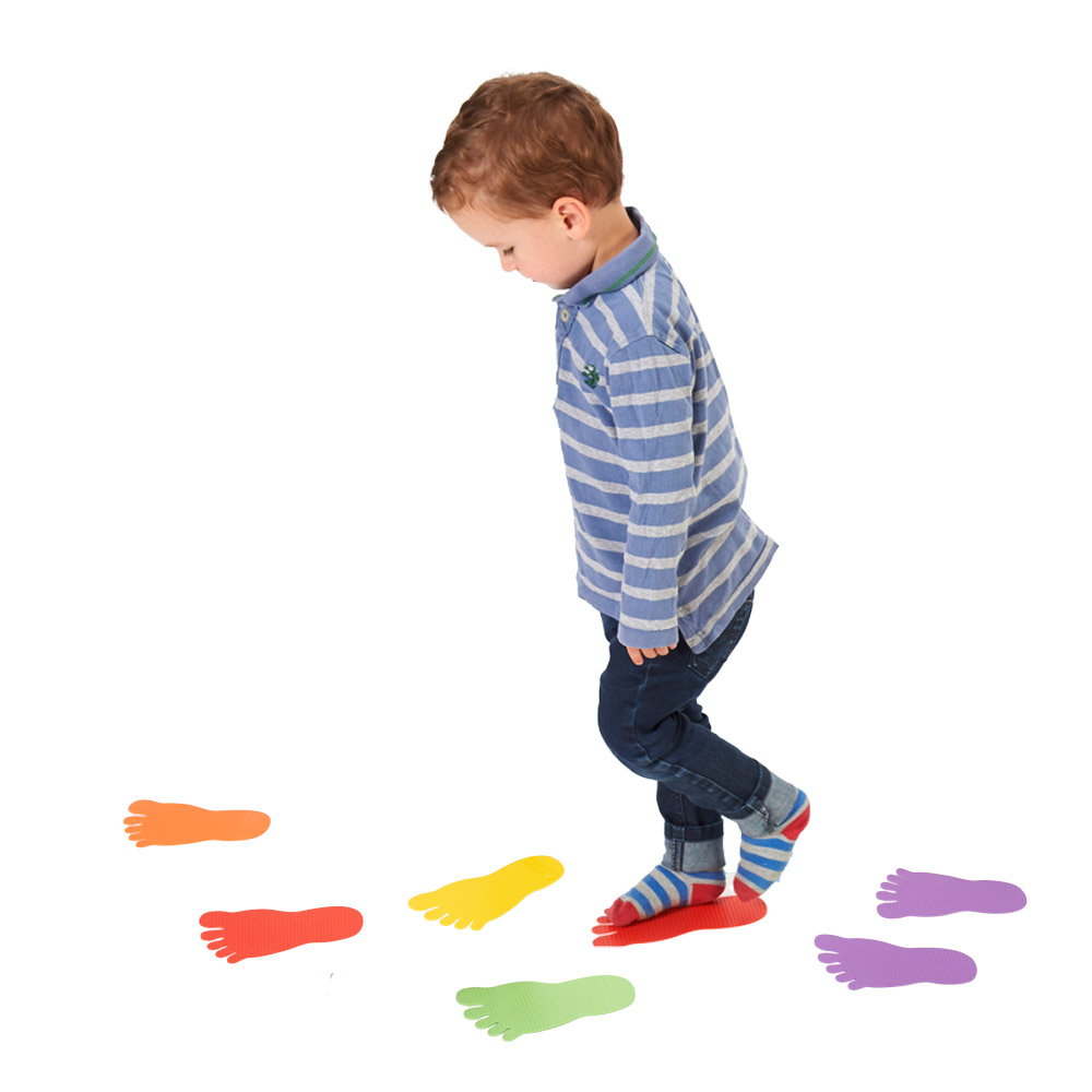 Urme de picioare, set 12 bucati, Edx Education