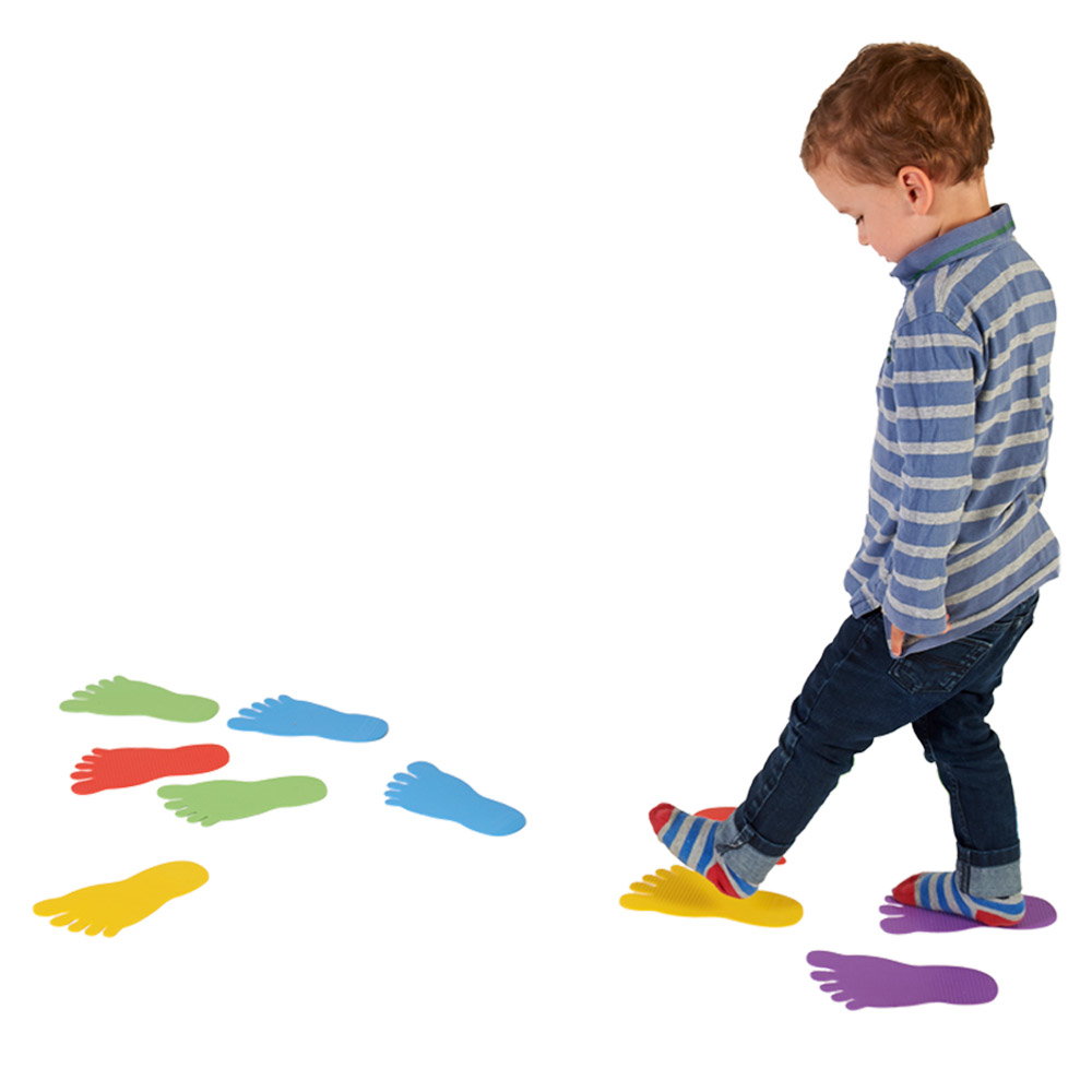 Urme de picioare, set 12 bucati, Edx Education