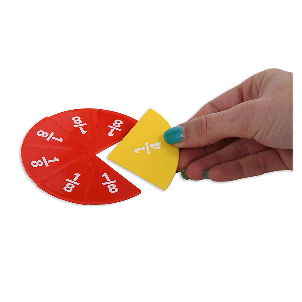 Cercuri cu fractii, set cu 51 piese