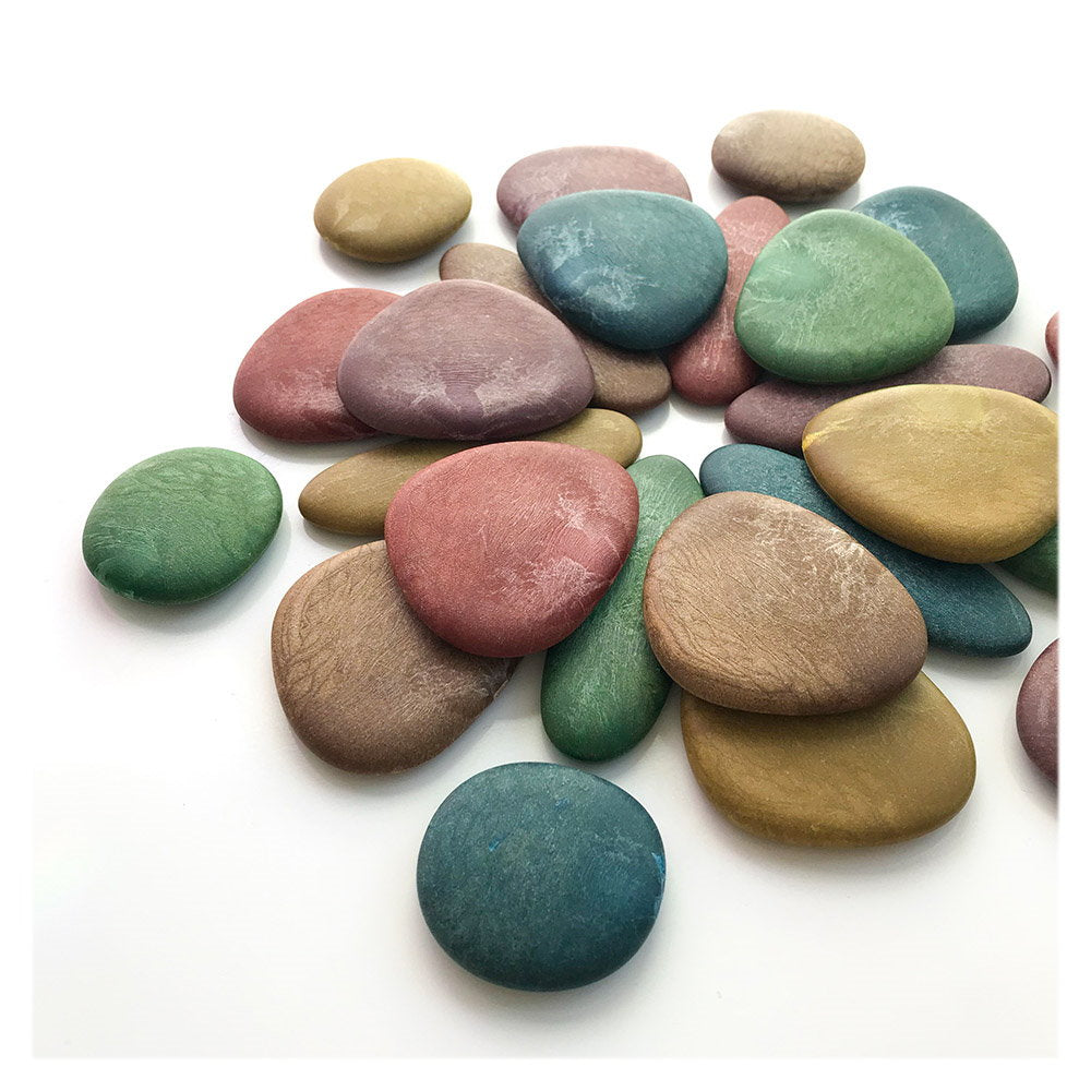 Junior Rainbow Eco-Pebbles, set de activitati cu pietricele