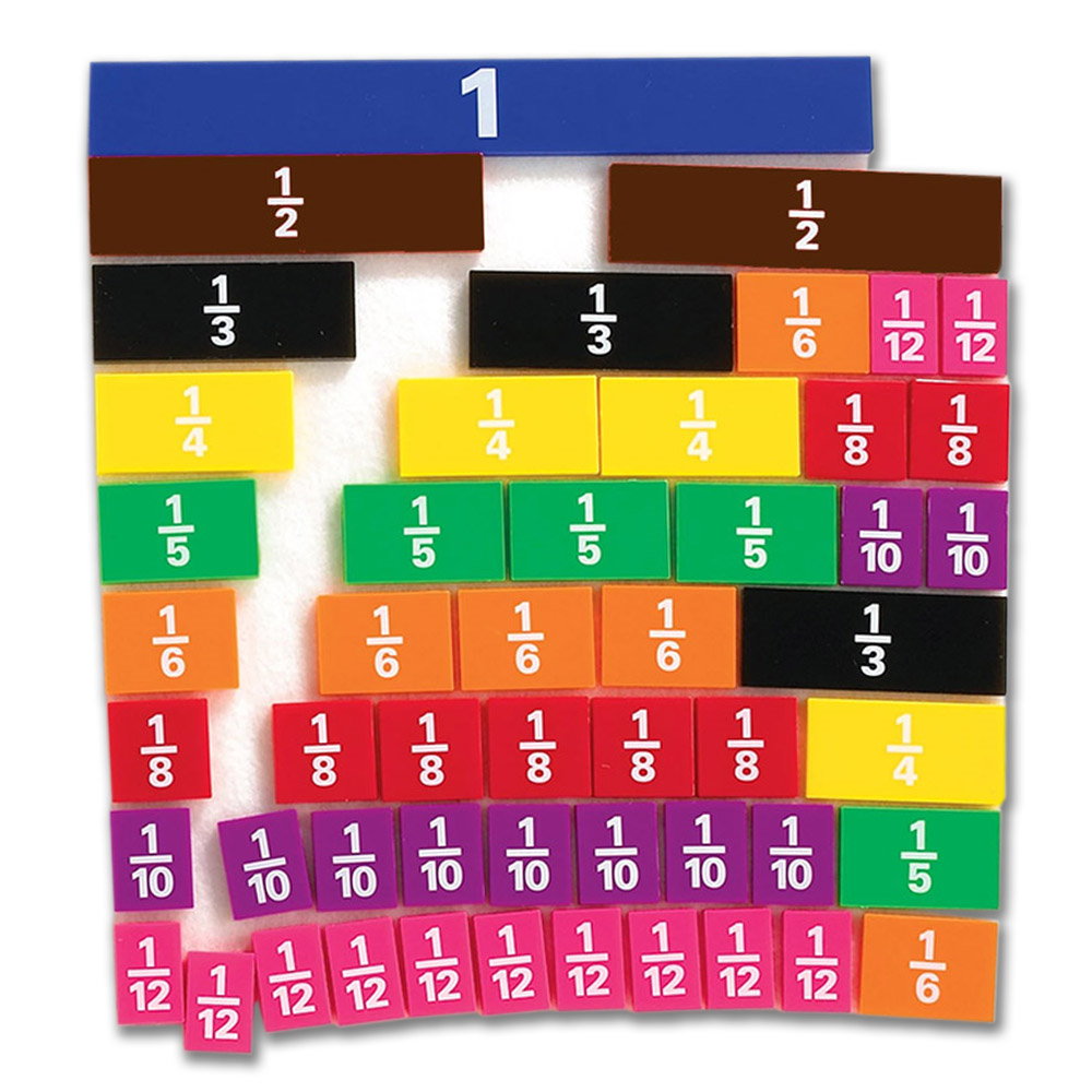 Fractii, set educativ cu 51 piese