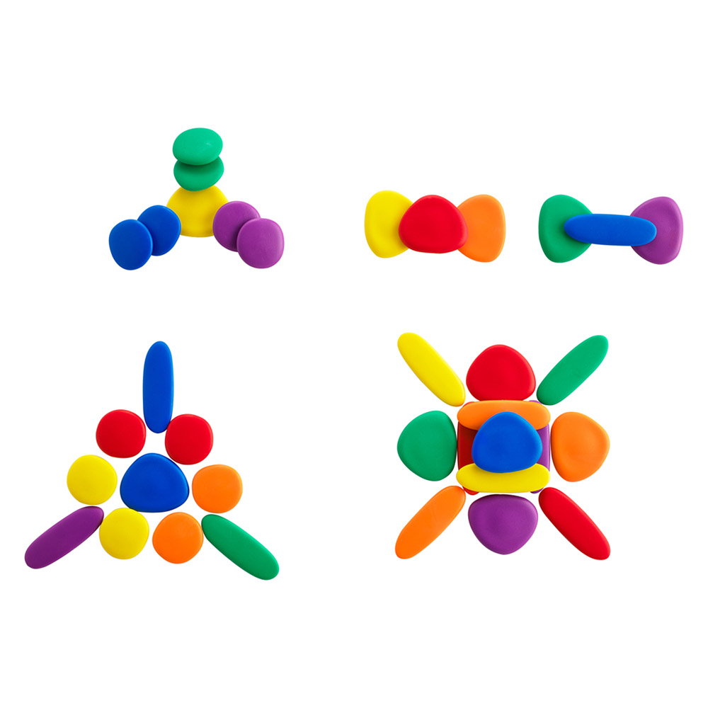 Junior Rainbow Pebbles, set de activitati cu pietricele