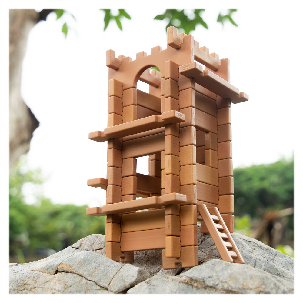Notch Blocks, kit constructie Western, 85 piese, Guidecraft