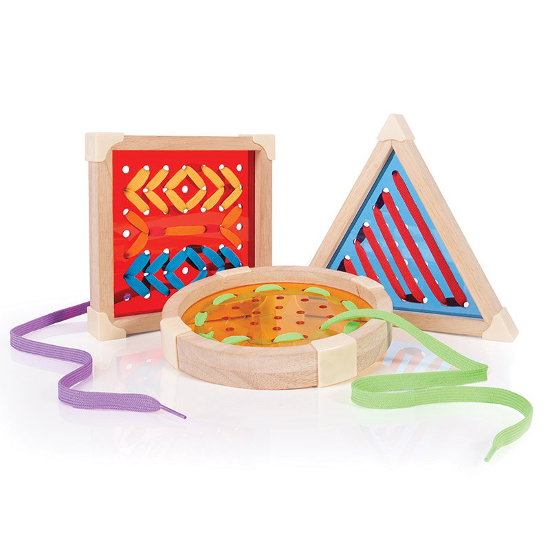 Geo Shape, set de insiretat cu ghiduri, Guidecraft