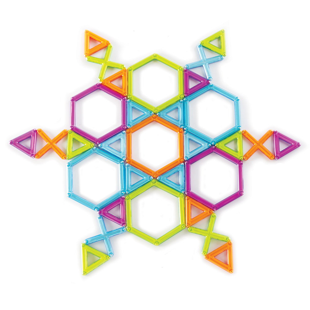 PowerClix Frames, set magnetic, 100 piese, Guidecraft