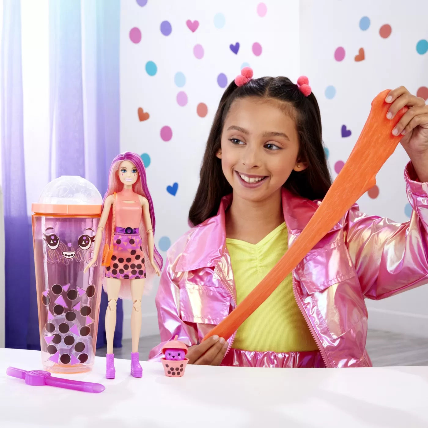 Barbie pop reveal bubble tea papusa barbie mango mochi