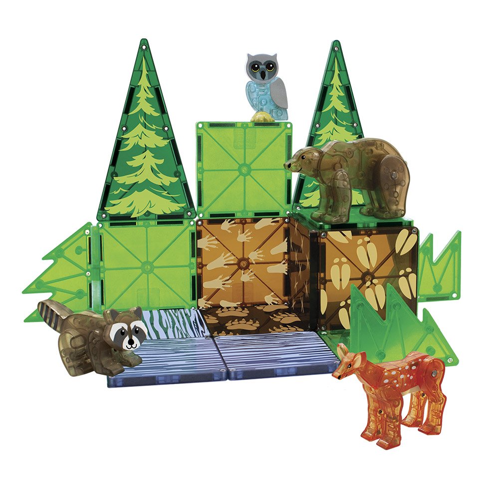MAGNA-TILES Forest Animals, set magnetic