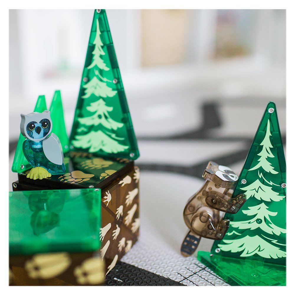 MAGNA-TILES Forest Animals, set magnetic