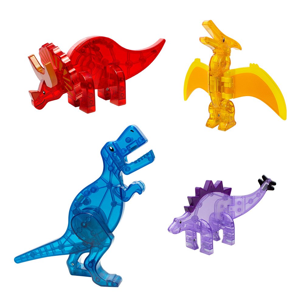 MAGNA-TILES Dinos, set 5 figurine magnetice