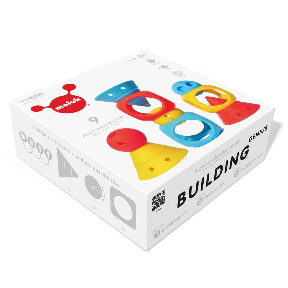 Building Genius, set senzorial pentru bebelusi, Moluk