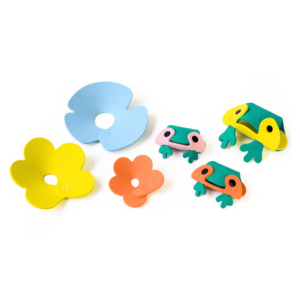Broscutele simpatice, set creativ de baie, Quut Toys