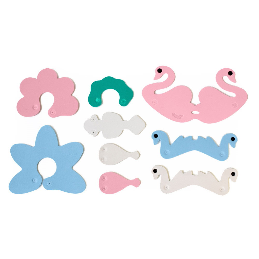 Lacul lebedelor, set creativ de baie, Quut Toys