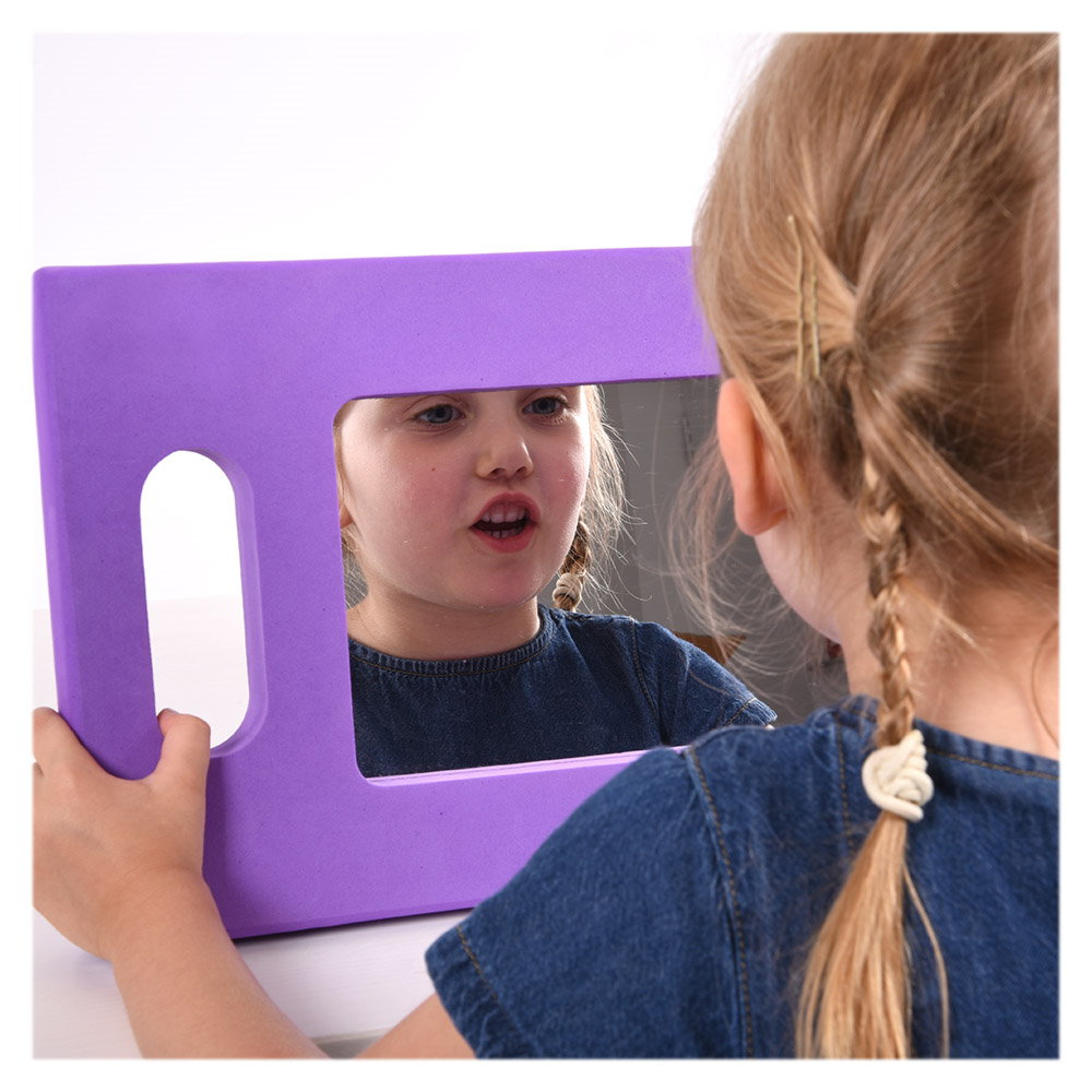 Oglinda acrilica mare cu manere, TickiT